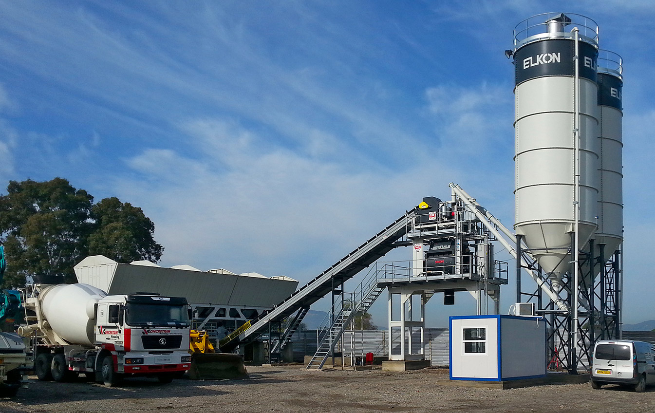 Concrete Plants for Nuclear Plant in Belgium