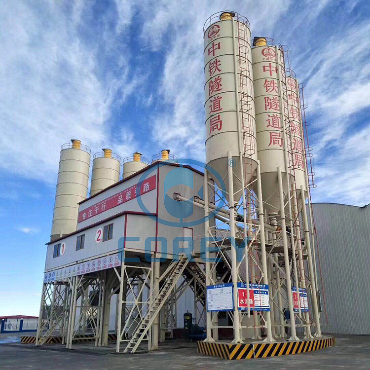 HZS120 Concrete Mixing Plant