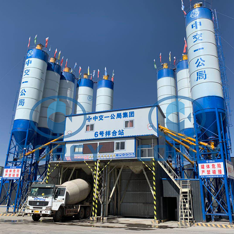 HZS120 Concrete Mixing Plant