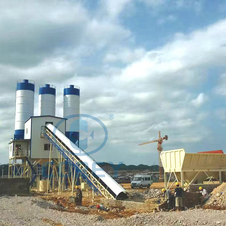 HZS120 Concrete Mixing Plant