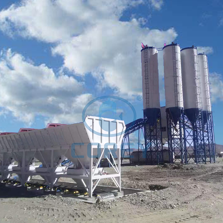 HZS120 Concrete Mixing Plant