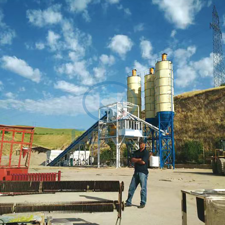 HZS120 Concrete Mixing Plant