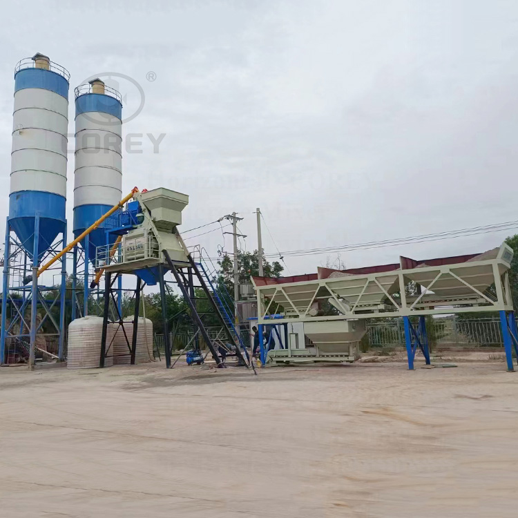 HZS75 Concrete Mixing Plant