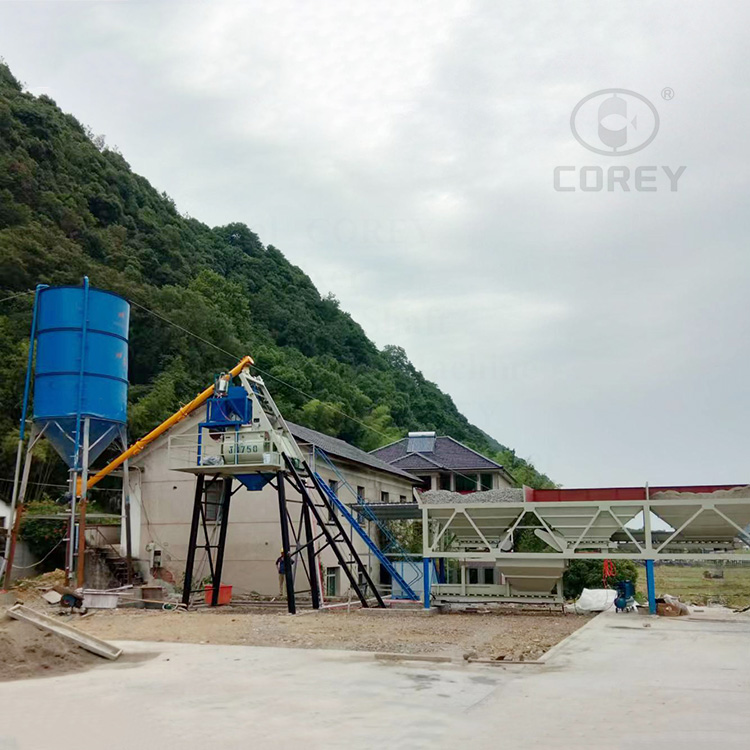 HZS75 Concrete Mixing Plant