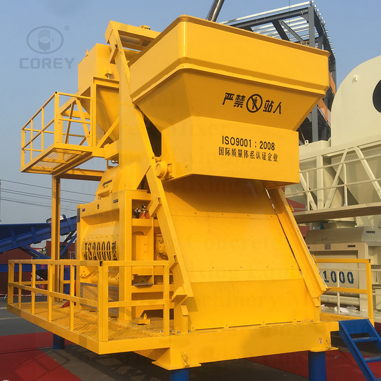 Corey JS2000 120 m3/h Horizontal Double Shaft Concrete Mixer