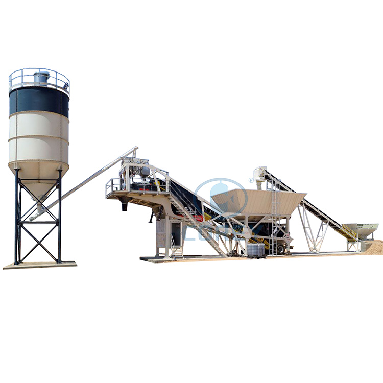 YHZS25 Mobile Concrete Mixing Plant