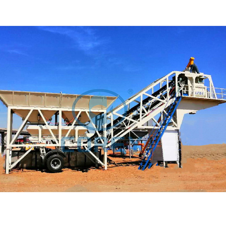 YHZS35 Mobile Concrete Mixing Plant