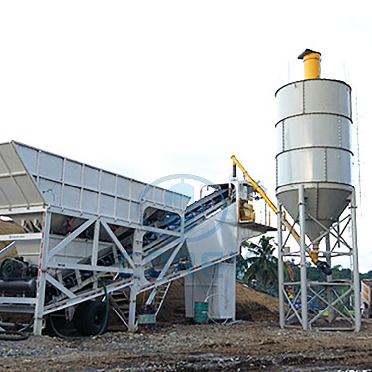 YHZS35 Mobile Concrete Mixing Plant