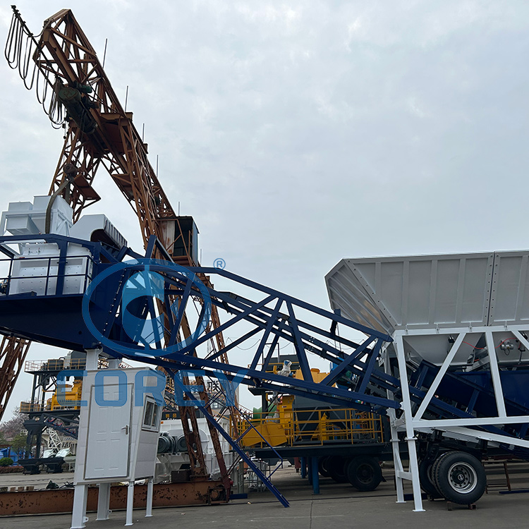 YHZS60 Mobile Concrete Mixing Plant