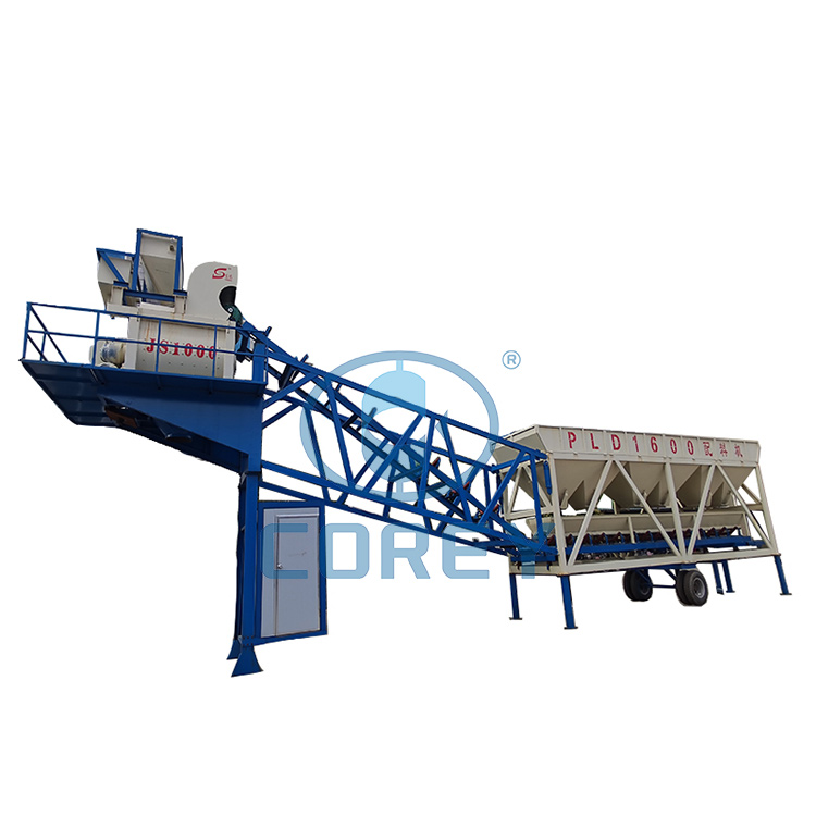 YHZS50 Mobile Concrete Mixing Plant