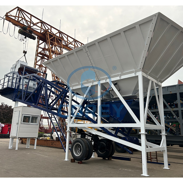 YHZS60 Mobile Concrete Mixing Plant