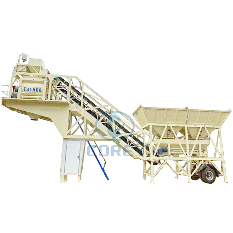 YHZS75 Mobile Concrete Mixing Plant